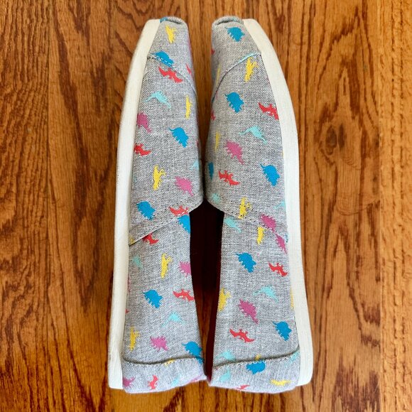 Toms Dinosaur Alpargata Classic Canvas Slip-on Shoes - Picture 6 of 7